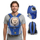 Sac de transport ventral pour chien à maille respirante