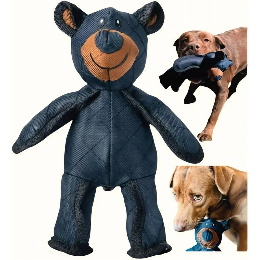 Jouet rembourré pour chien en toile à coutures renforcées