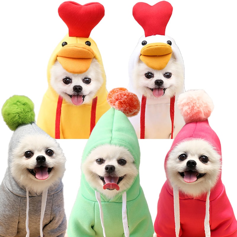 Sweat à capuche en polaire pour petit chien