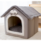 Niche d'intérieur pour chien à coussin amovible