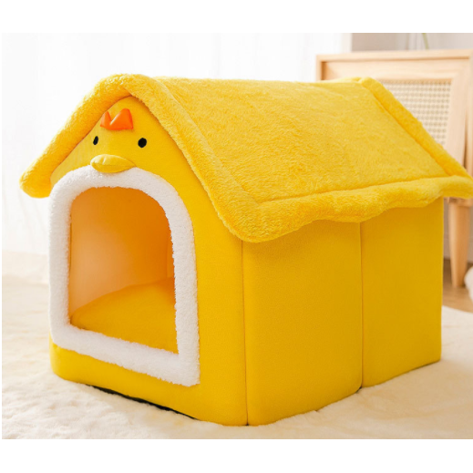 Niche d'intérieur pour chien à coussin amovible