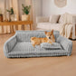 Panier canapé pour chien à rebords et housse lavable