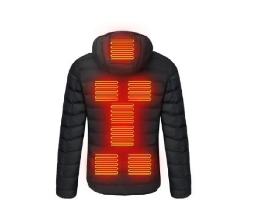 Veste chauffante unisexe à 3 niveaux, alimentation USB