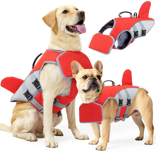 Felineau Gilet de Flottaison pour Chien — Design Requin