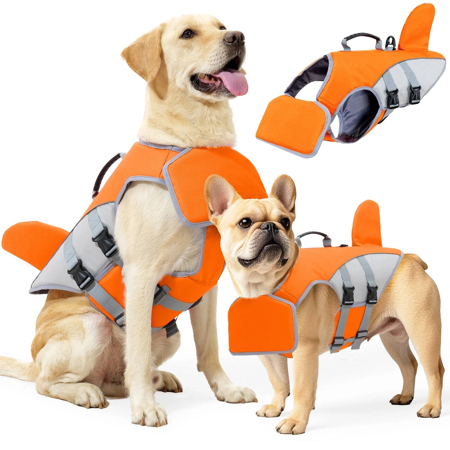 Felineau Gilet de Flottaison pour Chien — Design Requin