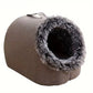 Felineau Lit d'Hiver Moelleux pour Chat | Coussin Chaud et Douillet M et L