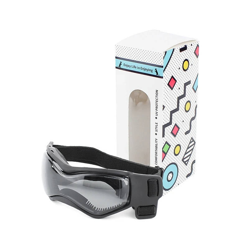 Felineau Lunettes de Protection pour Chien — Anti-UV Anti-Vent Réglables