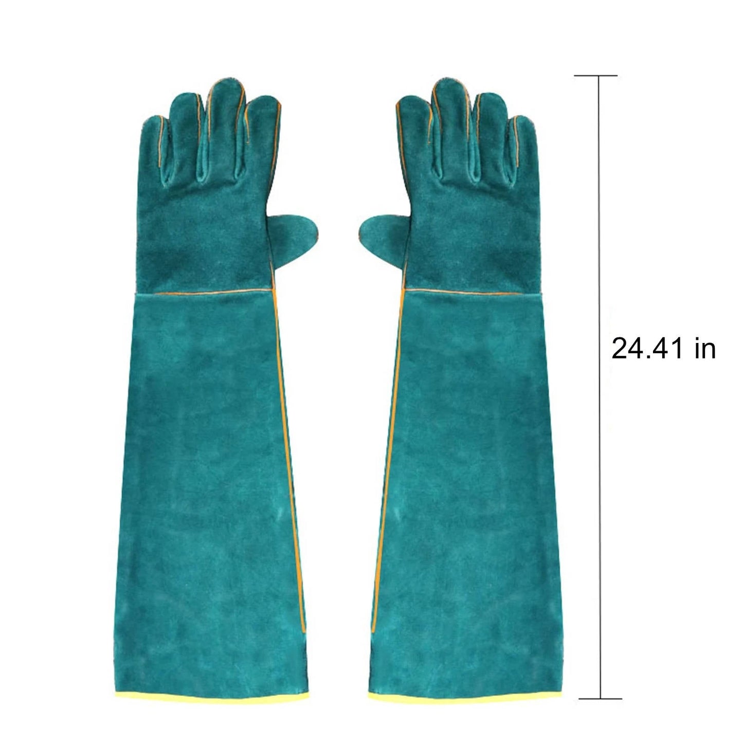 Felineau Gants de Protection Anti-Morsures | Cuir Épais pour Chien, Chat et Reptile