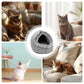 Felineau Lit d'Hiver Moelleux pour Chat | Coussin Chaud et Douillet M et L