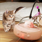 Felineau Jouet Interactif Intelligent pour Chat | Taquin Automatique à Plumes Rotatif
