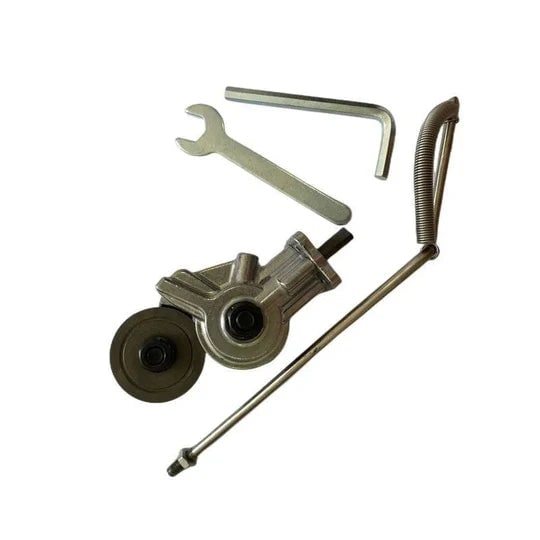 Adaptateur de découpe de tôle pour perceuse à double roue