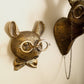 Décoration murale tête de cerf à bois texturés