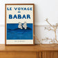 Affiche murale éléphant sur papier mat