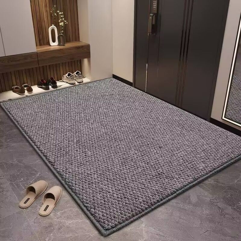 Tapis d'entrée absorbant lavable à base antidérapante