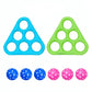 Jeu de lancer gonflable triangulaire pour piscine avec six balles – image 10