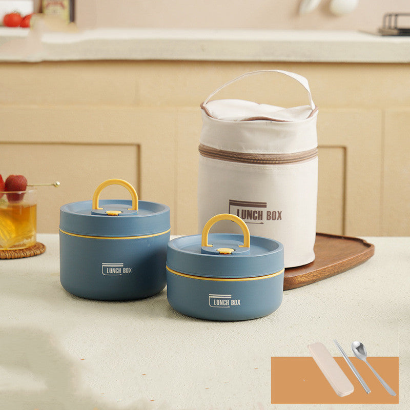 Boîtes repas empilables en acier inoxydable avec sac isotherme