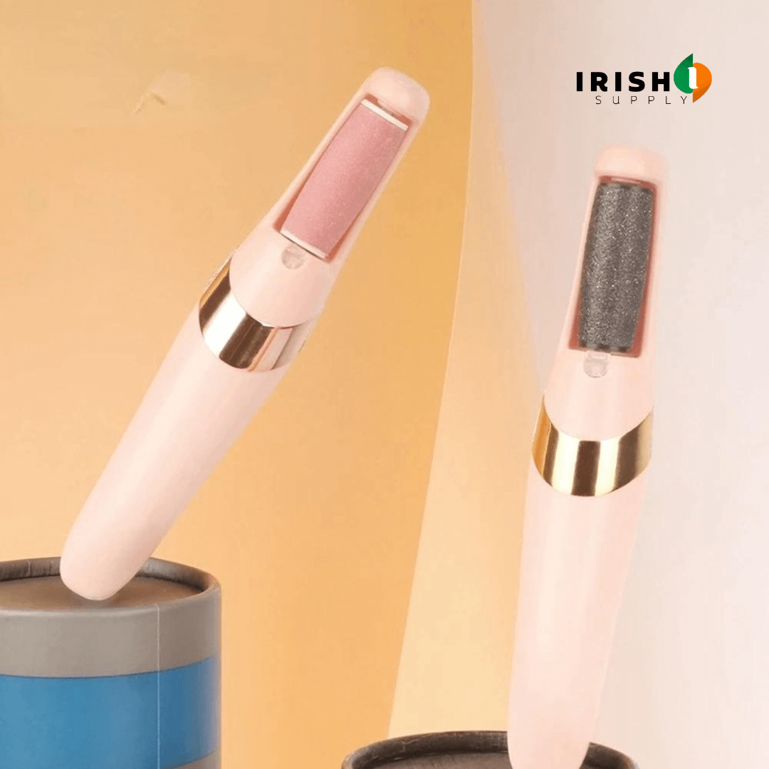 Râpe à pieds rechargeable USB à deux vitesses et rouleaux interchangeables