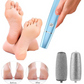 Râpe électrique pour pieds rechargeable à rouleau abrasif