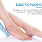 Râpe électrique pour pieds rechargeable à rouleau abrasif
