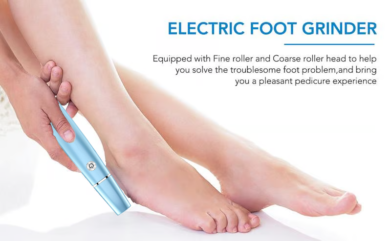 Râpe électrique pour pieds rechargeable à rouleau abrasif