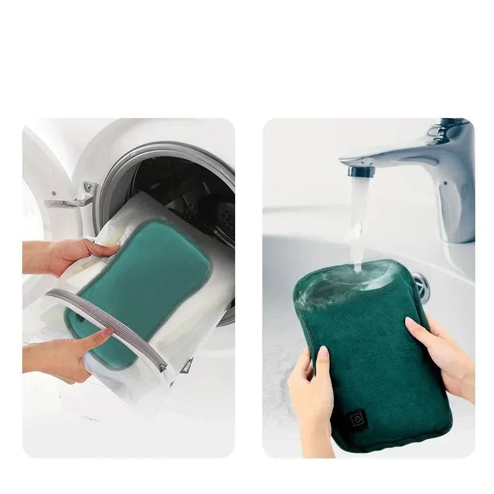 Petit coussin chauffant USB en peluche à trois températures