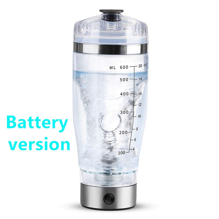Gourde mélangeuse électrique USB pour boissons en poudre