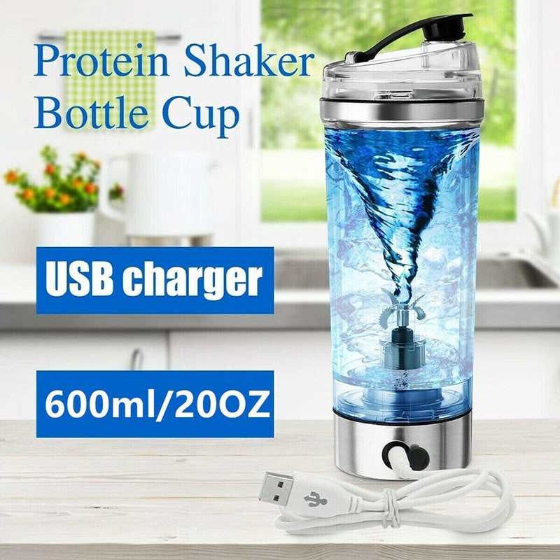 Gourde mélangeuse électrique USB pour boissons en poudre