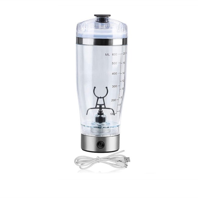 Gourde mélangeuse électrique USB pour boissons en poudre