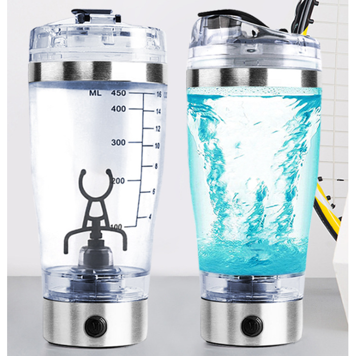 Gourde mélangeuse électrique USB pour boissons en poudre