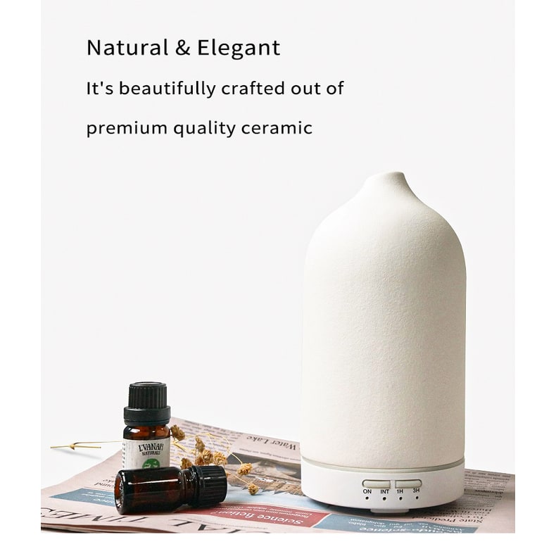 Diffuseur ultrasonique à enveloppe céramique, 100 ml