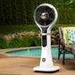 Ventilateur brumisateur sur pied à réservoir de 1,6 litre