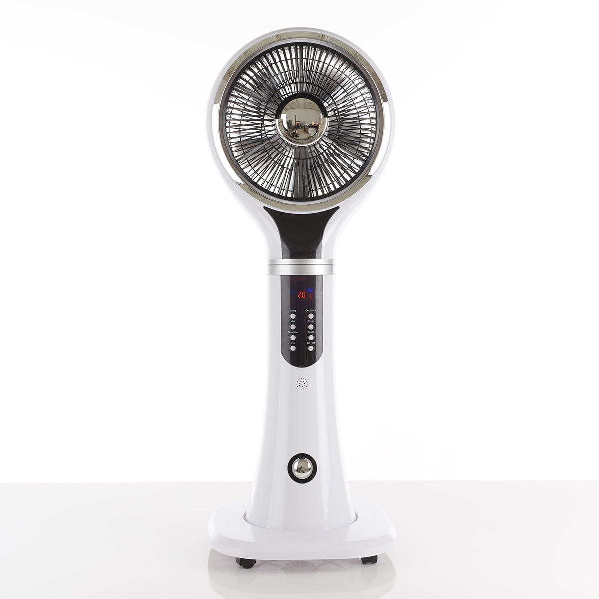Ventilateur brumisateur sur pied à réservoir de 1,6 litre