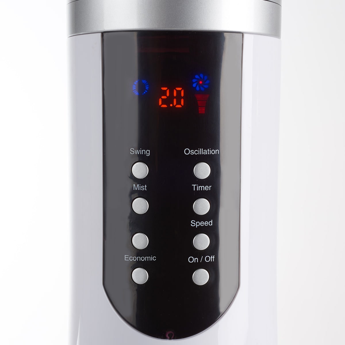 Ventilateur brumisateur sur pied à réservoir de 1,6 litre