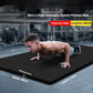 Tapis d'exercice en mousse NBR à surface striée, 10 mm