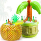 Lot de refroidisseurs de boissons gonflables ananas et palmier – image 5