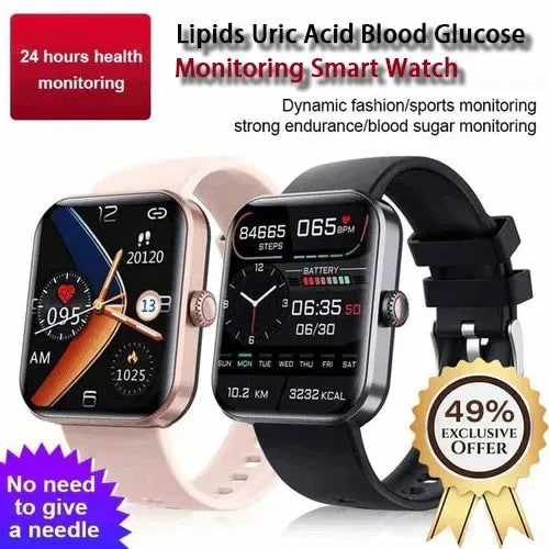 Montre connectée Bluetooth à écran tactile et bracelet silicone
