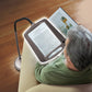 Lampe loupe sur pied à douze LED et bras flexible