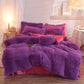 Housse de couette en fausse fourrure avec option parure