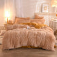 Housse de couette en fausse fourrure avec option parure