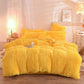 Housse de couette en fausse fourrure avec option parure