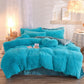 Housse de couette en fausse fourrure avec option parure