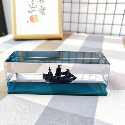 Bouteille décorative à bateau flottant avec éclairage