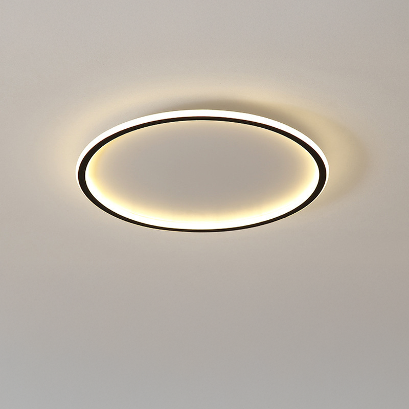 Plafonnier LED rond en métal, plusieurs diamètres