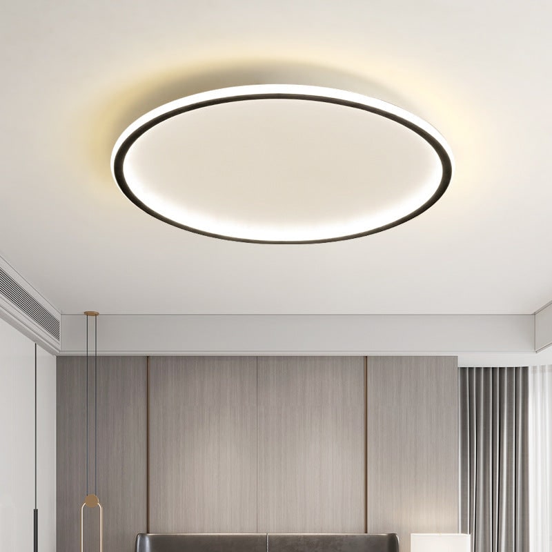 Plafonnier LED rond en métal, plusieurs diamètres