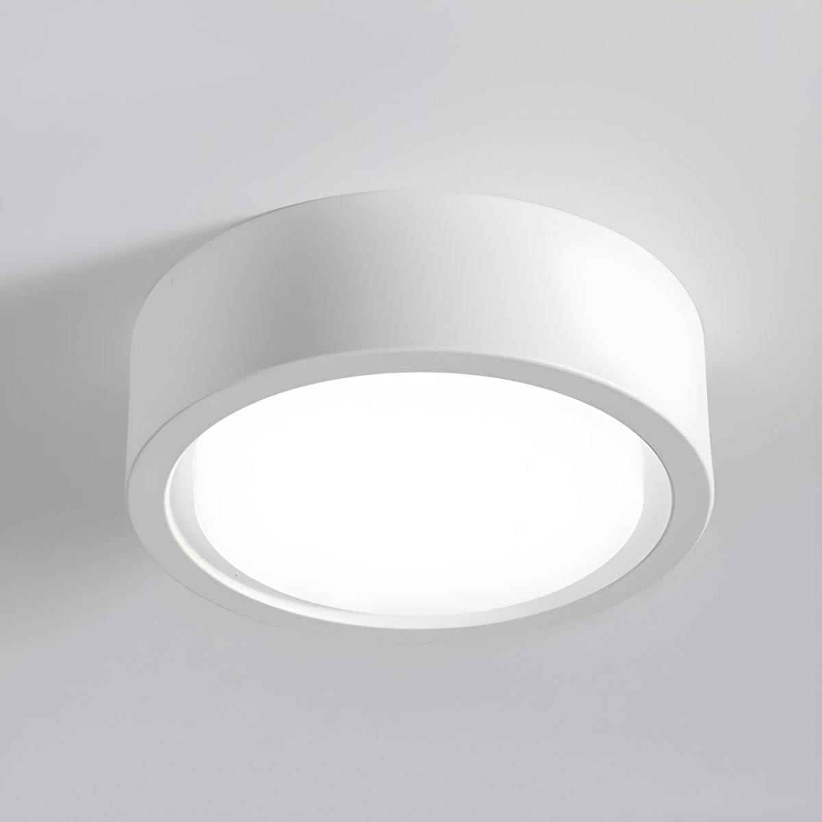 Plafonnier LED cylindrique en métal, 12 W