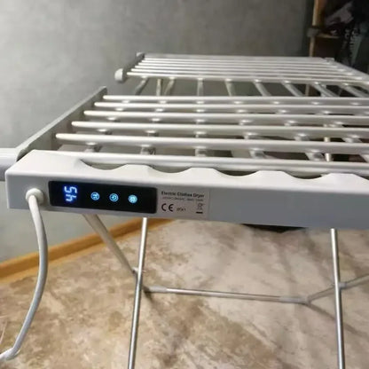 Étendoir chauffant électrique pliable 120 W à prise européenne