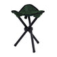 Tabouret de camping pliable à siège triangulaire