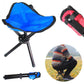 Tabouret de camping pliable à siège triangulaire