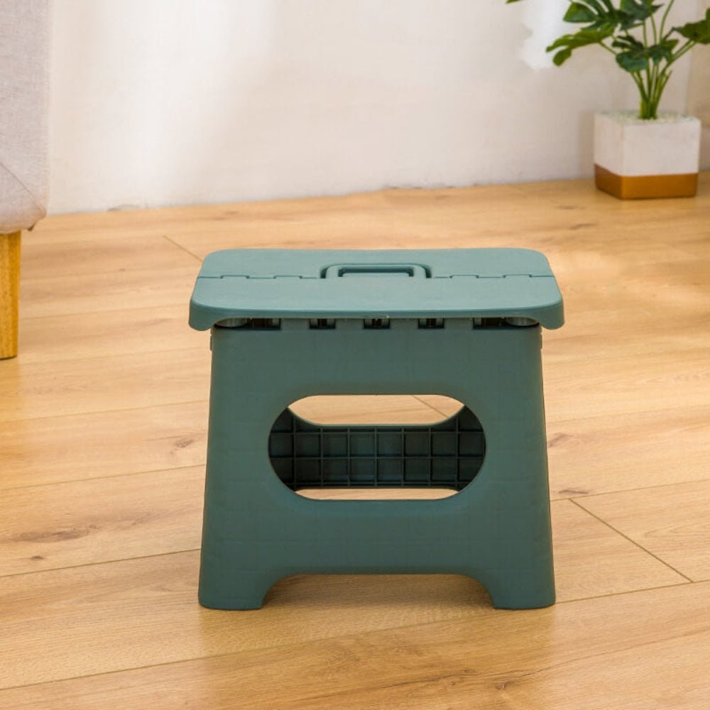 Marchepied pliable en plastique avec poignée intégrée
