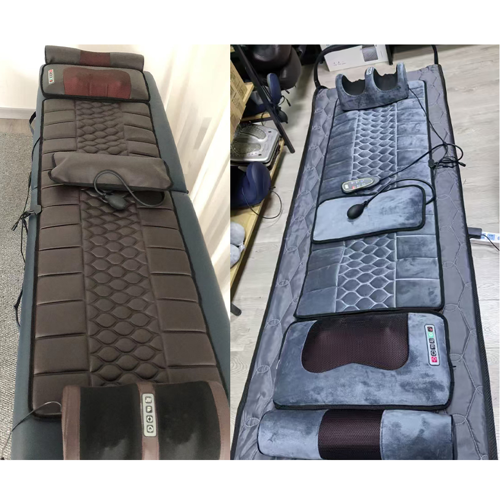 Matelas de massage chauffant avec appui lombaire gonflable